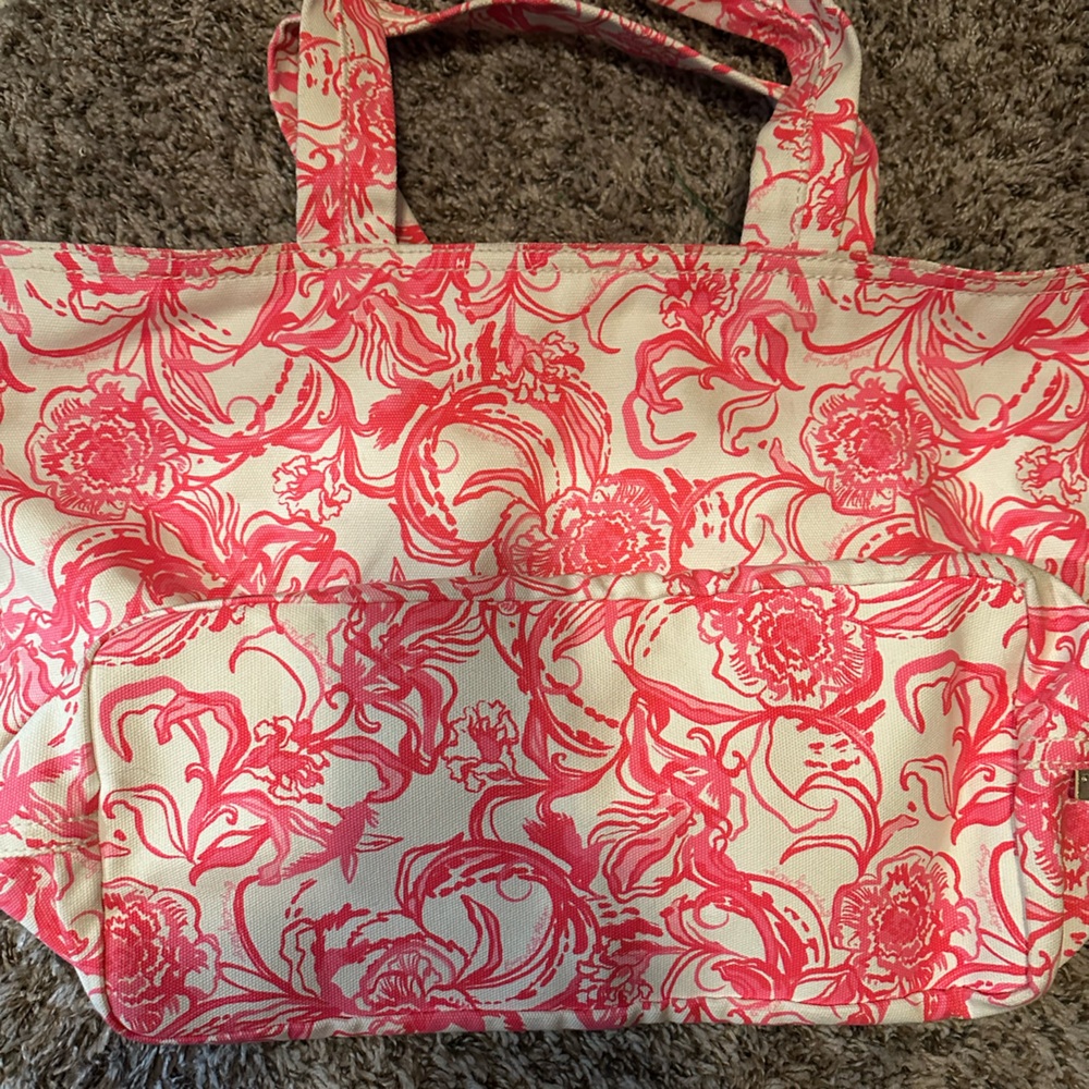 Palm Beach Tote KISS KISS for GOOP X LILLY PULITZER
